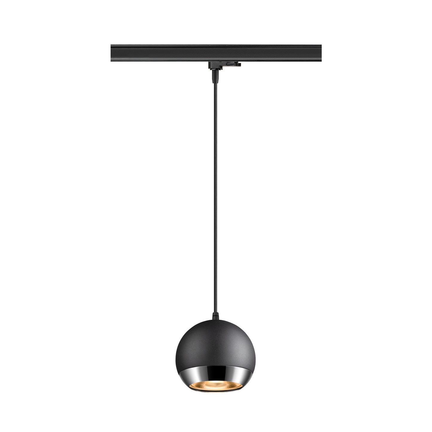 LIGHT EYE® 150, 3~ Pendelleuchte, GU10, Pendellänge 150 cm, 1x max. 13 W, matt schwarz