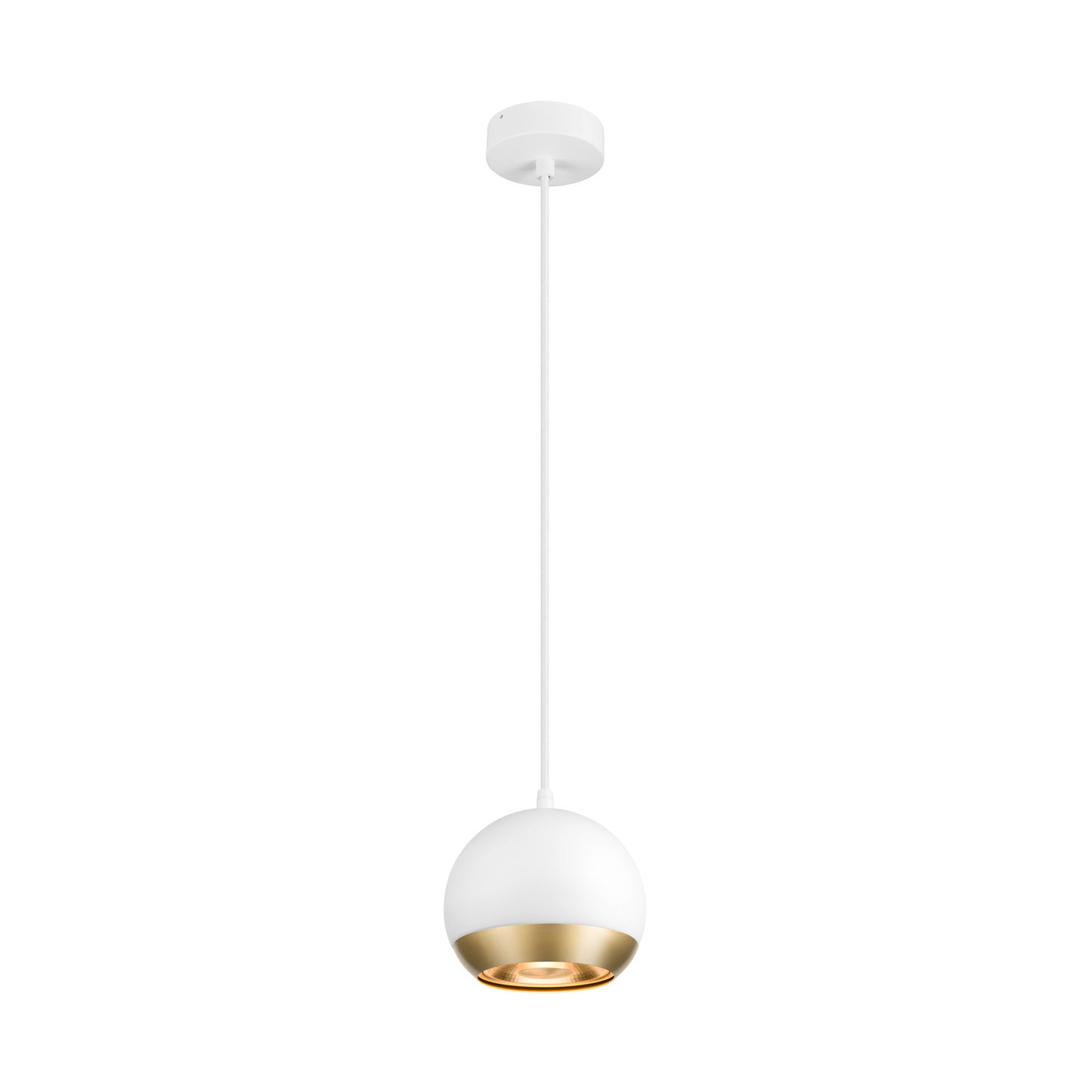 LIGHT EYE® 150, Pendelleuchte, GU10, Pendellänge 150 cm, 1x max. 13 W, matt weiß