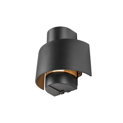 PHOTONI CYL, Wandaufbauleuchte, zylindrisch, 1x max. 13 W, E27, schwarz
