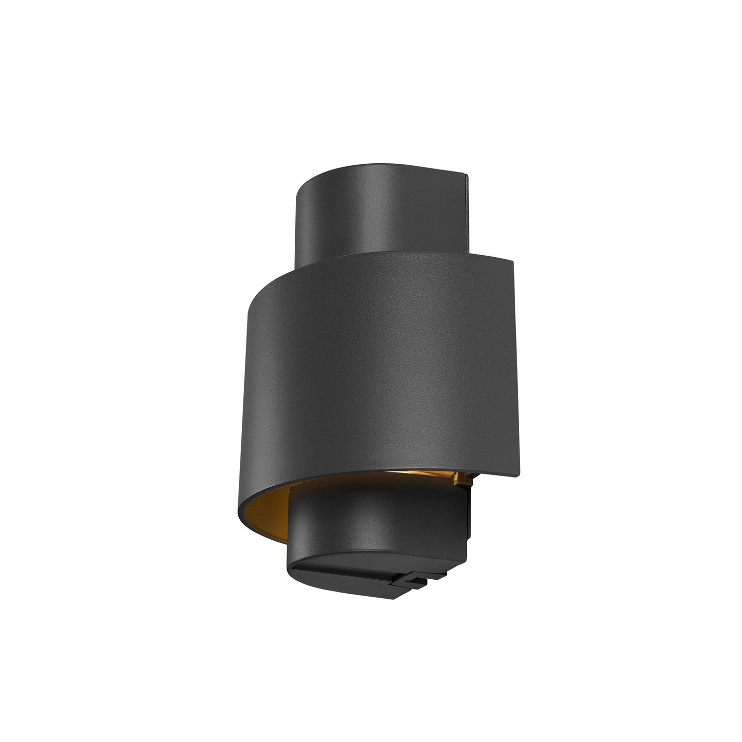 PHOTONI CYL, Wandaufbauleuchte, zylindrisch, 1x max. 13 W, E27, schwarz