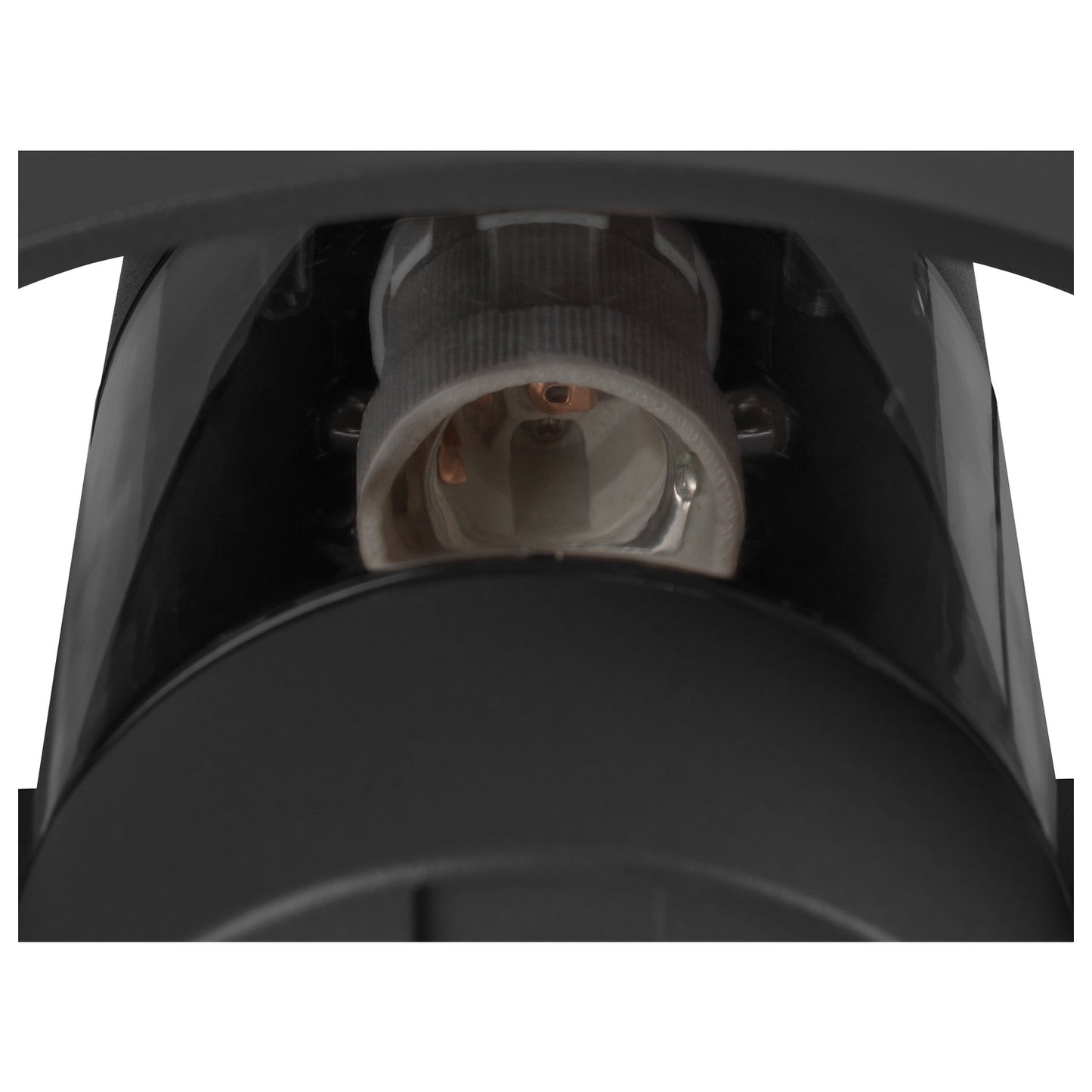 PHOTONI CYL, Wandaufbauleuchte, zylindrisch, 1x max. 13 W, E27, schwarz