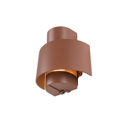 PHOTONI CYL, Wandaufbauleuchte, zylindrisch, 1x max. 13 W, E27, rost