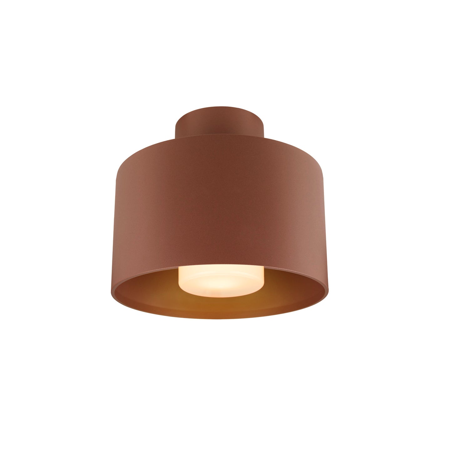 PHOTONI CYL, Deckenaufbauleuchte, zylindrisch, 1x max. 13 W, E27, rost
