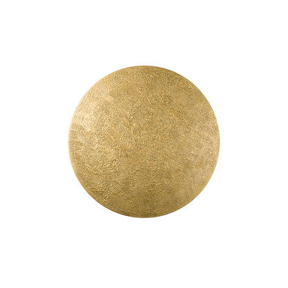 MANA 60 Leuchtenschirm, rund, moon structure, H: 4.2 cm, gold