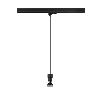 PURI 2.0 Basic, 3~ Pendelleuchte, GU10, Pendellänge 200 cm, 1x max. 6 W, schwarz