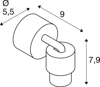 PURI 2.0 Basic, Wand- und Deckenaufbauleuchte, rund, 1x max. 6 W GU10, weiß