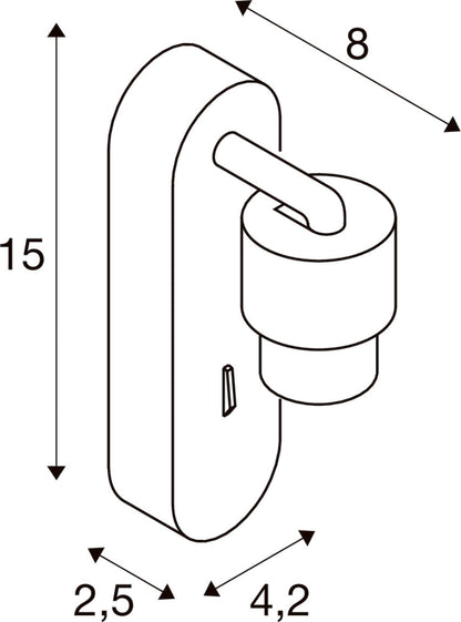 PURI 2.0 Basic, Wand- und Deckenaufbauleuchte, Schalter, rund, 1x max. 6 W GU10, weiß