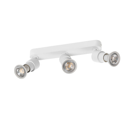 PURI 2.0 Basic, Wand- und Deckenaufbauleuchte, long, rund, 3 x max. 6 W GU10, weiß