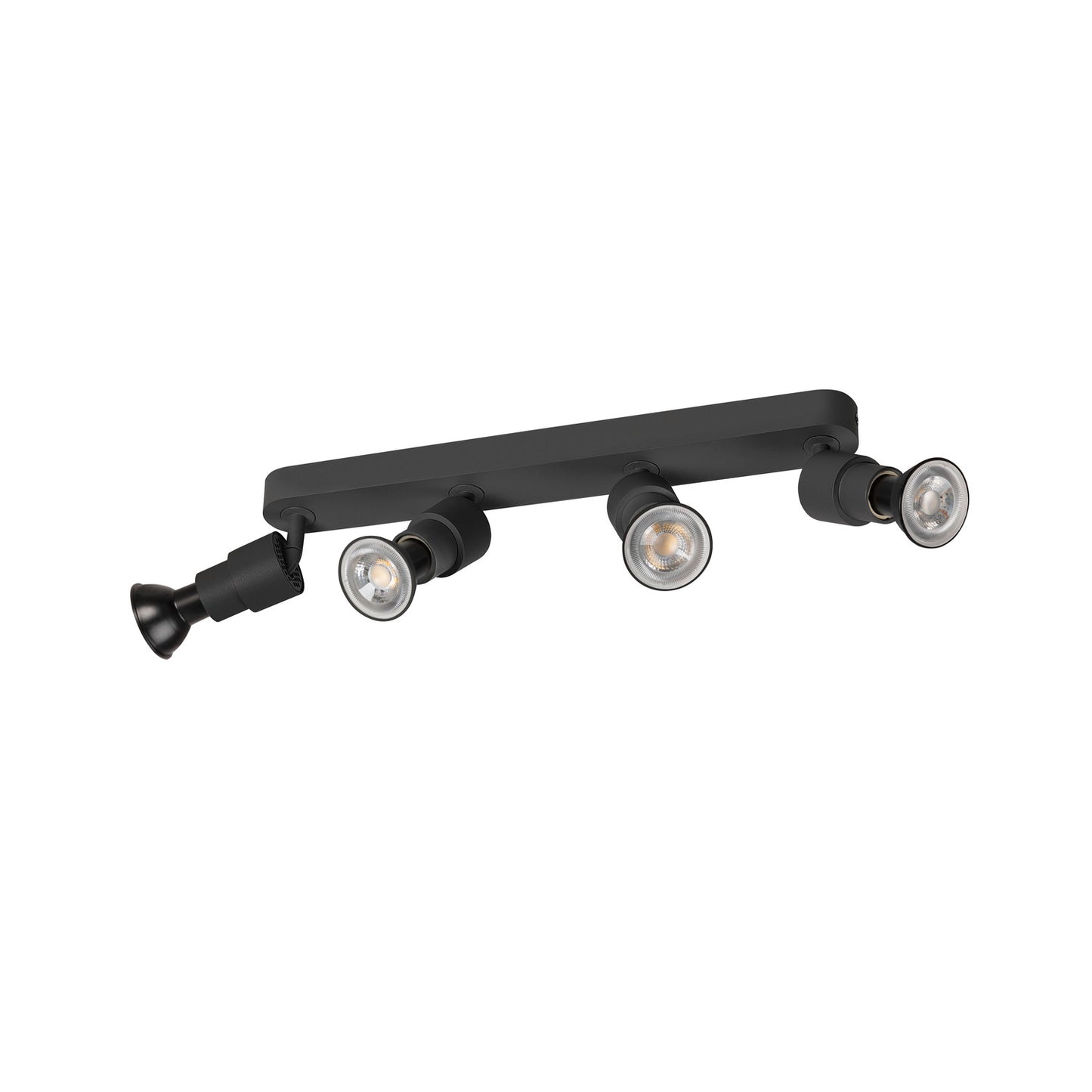 PURI 2.0 Basic, Wand- und Deckenaufbauleuchte, long, 4 x max. 6 W GU10, schwarz