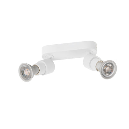 PURI 2.0 Basic, Wand- und Deckenaufbauleuchte, 2 x max. 6 W GU10, weiß