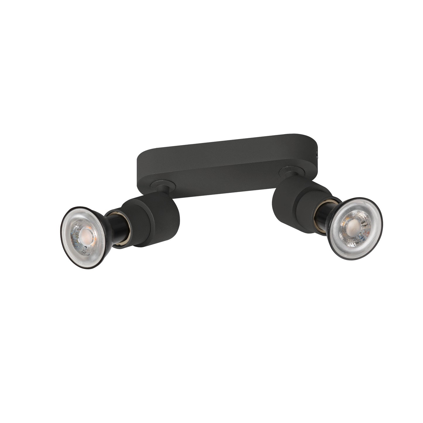 PURI 2.0 Basic, Wand- und Deckenaufbauleuchte, 2 x max. 6 W GU10, schwarz