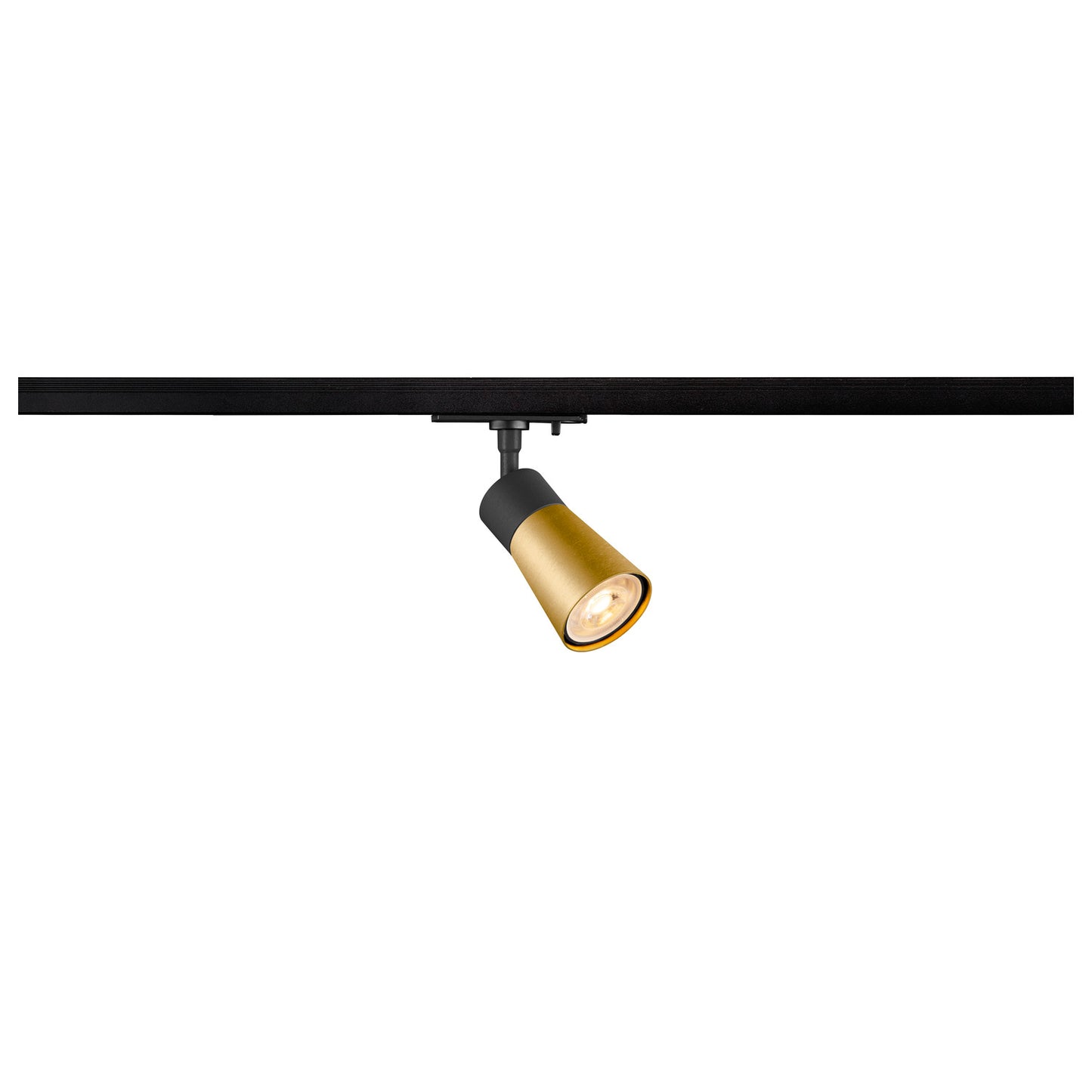 PURI 2.0 Cone, 1~ Spot, GU10, 1x max. 6 W, schwarz / gold