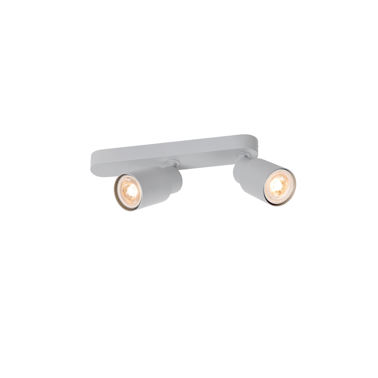 PURI 2.0 Tube, Wand- und Deckenaufbauleuchte, asymmetrisch, 2 x max. 6 W GU10, grau