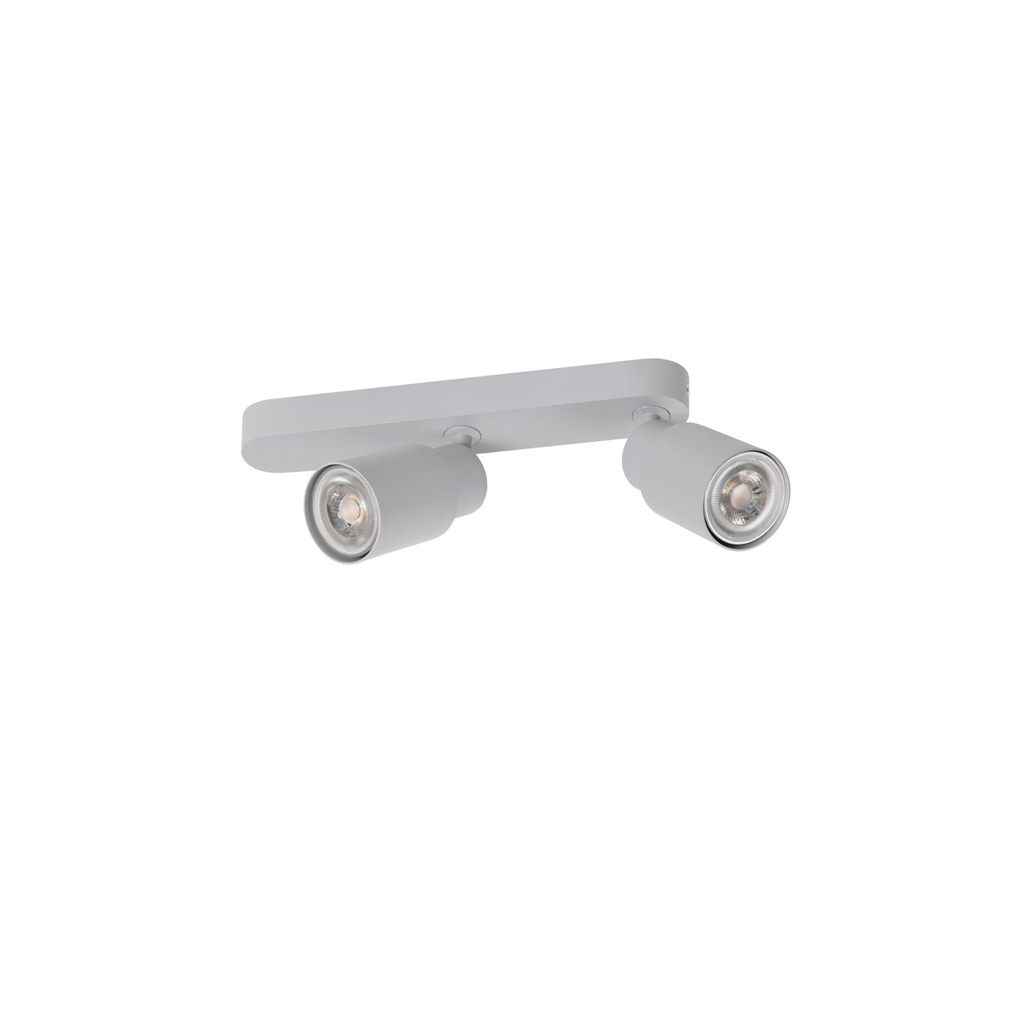 PURI 2.0 Tube, Wand- und Deckenaufbauleuchte, asymmetrisch, 2 x max. 6 W GU10, grau