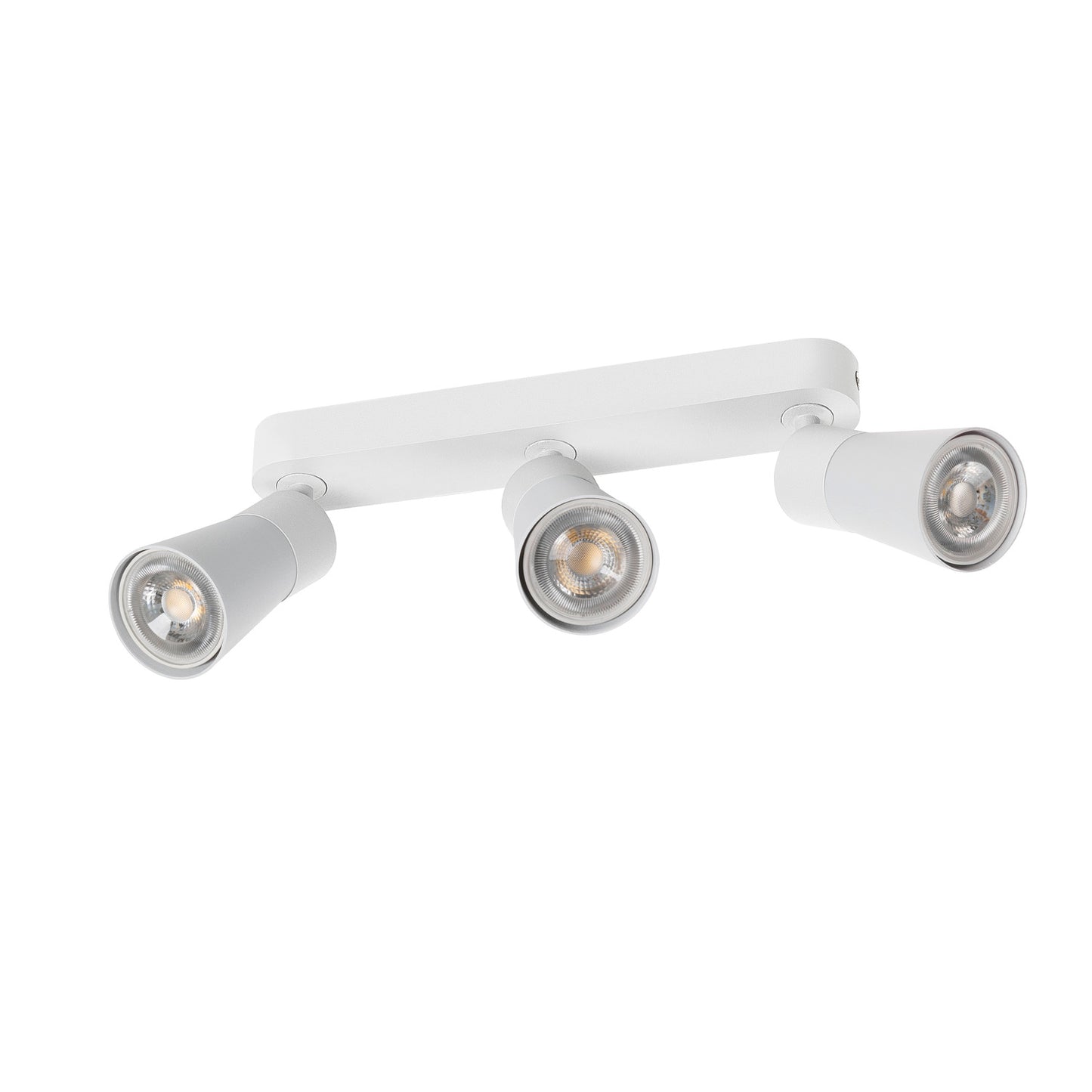 PURI 2.0 Cone, Wand- und Deckenaufbauleuchte, long, 3 x max. 6 W GU10, weiß