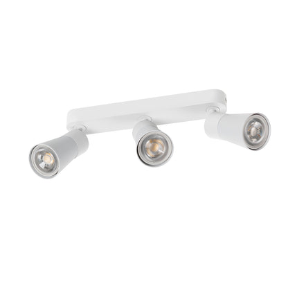 PURI 2.0 Cone, Wand- und Deckenaufbauleuchte, long, 3 x max. 6 W GU10, weiß