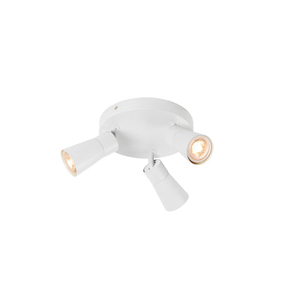 PURI 2.0 Cone, Wand- und Deckenaufbauleuchte, rund, 3 x max. 6 W GU10, weiß