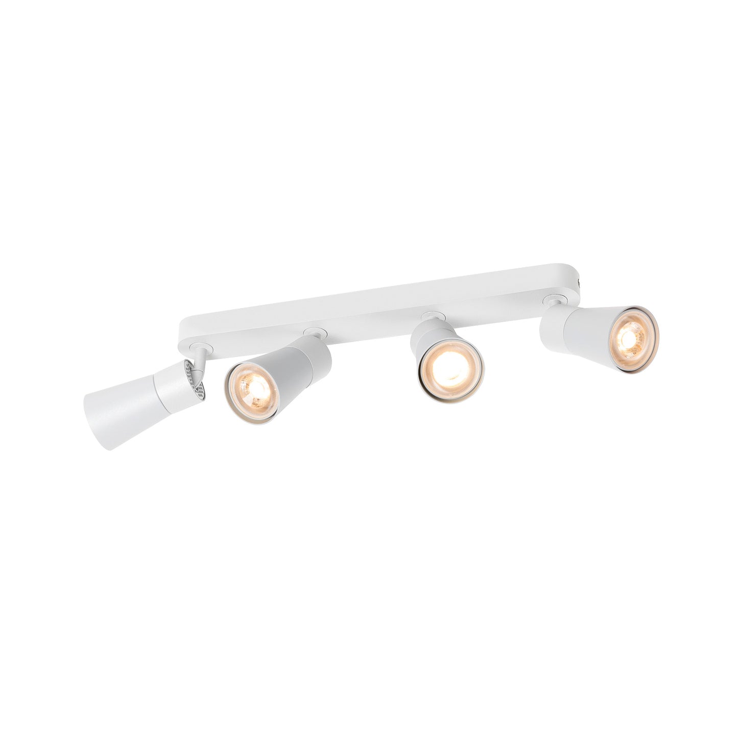 PURI 2.0 Cone, Wand- und Deckenaufbauleuchte, long, 4 x max. 6 W GU10, weiß
