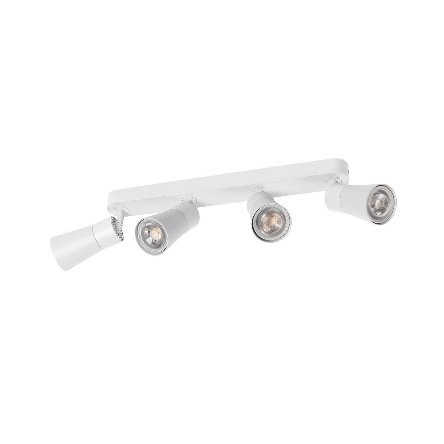 PURI 2.0 Cone, Wand- und Deckenaufbauleuchte, long, 4 x max. 6 W GU10, weiß