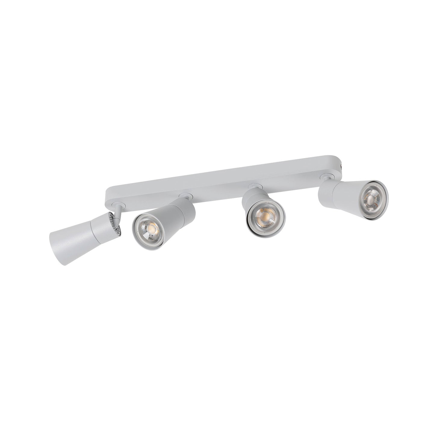 PURI 2.0 Cone, Wand- und Deckenaufbauleuchte, long, 4 x max. 6 W GU10, grau