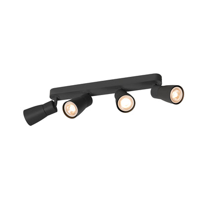 PURI 2.0 Dome, Wand- und Deckenaufbauleuchte, long, 4 x max. 6 W GU10, schwarz