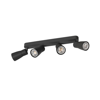 PURI 2.0 Dome, Wand- und Deckenaufbauleuchte, long, 4 x max. 6 W GU10, schwarz