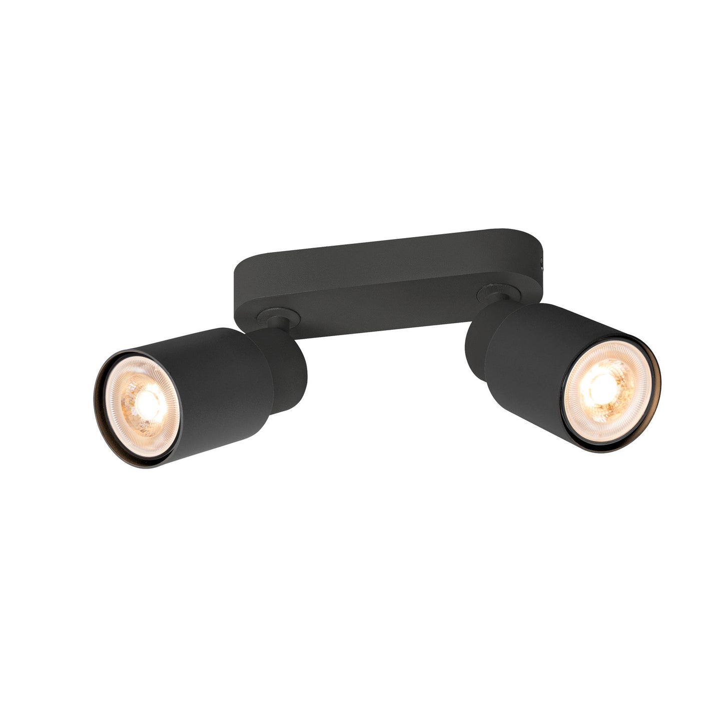 PURI 2.0 Tube, Wand- und Deckenaufbauleuchte, long, 2 x max. 6 W GU10, schwarz