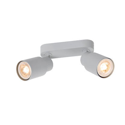 PURI 2.0 Tube, Wand- und Deckenaufbauleuchte, long, 2 x max. 6 W GU10, grau