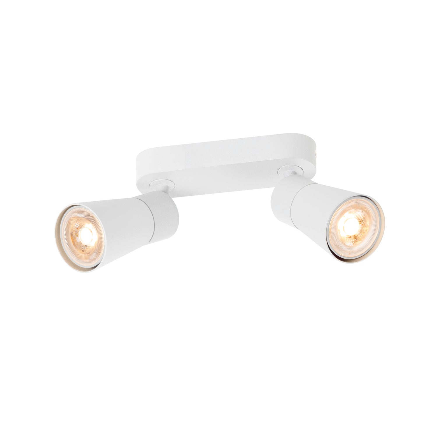 PURI 2.0 Cone, Wand- und Deckenaufbauleuchte, long, 2 x max. 6 W GU10, weiß