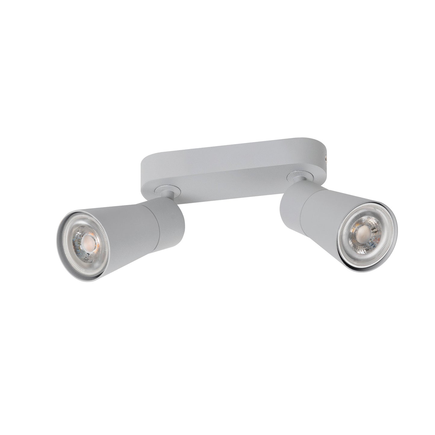 PURI 2.0 Cone, Wand- und Deckenaufbauleuchte, long, 2 x max. 6 W GU10, grau
