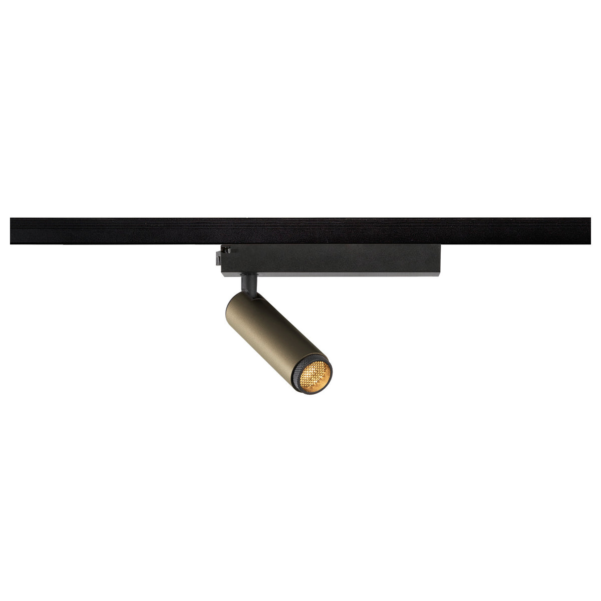 GRIP! S, 1~ Spot, zylindrisch, 3000 K, 11 W, PHASE, 29°, bronze / schwarz