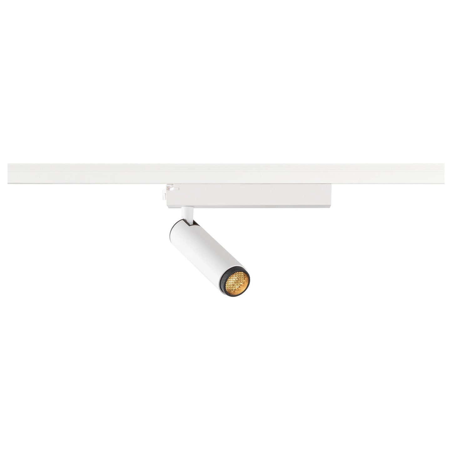 GRIP! S, 1~ Spot, zylindrisch, 2000-3000 K, 11 W, Dim-to-Warm, PHASE, 29°, weiß / schwarz