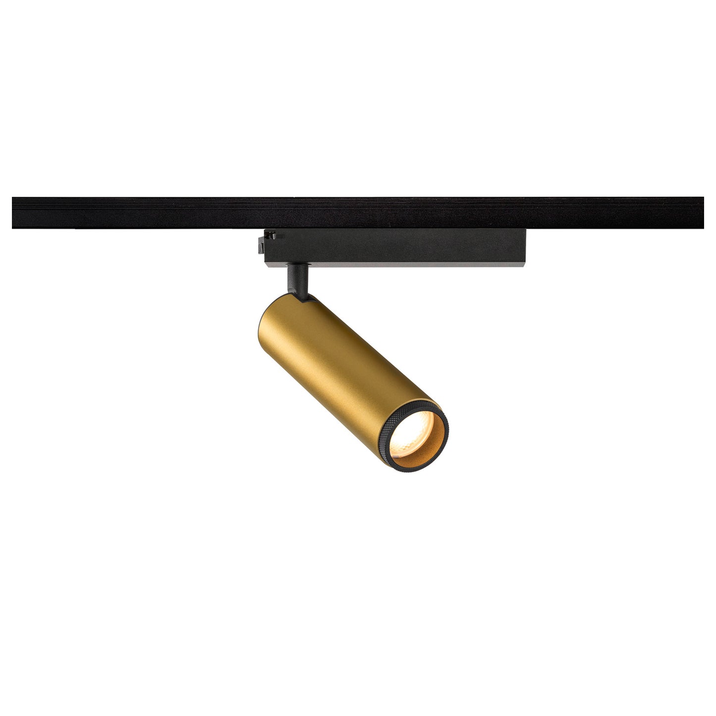 GRIP! M, 1~ Spot, zylindrisch, 3000 K, 20 W, PHASE, 42°, gold / schwarz