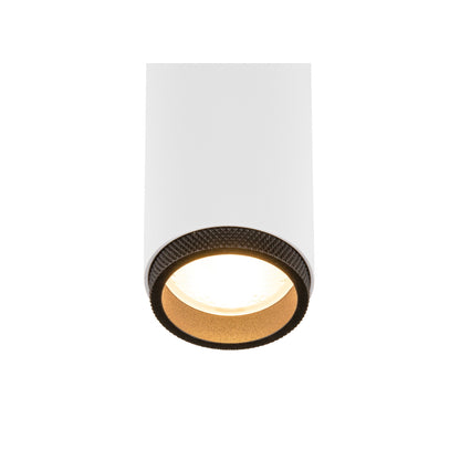 GRIP! M, 1~ Spot, zylindrisch, 2000-3000 K, 15 W, Dim-to-Warm, PHASE, 42°, weiß / schwarz