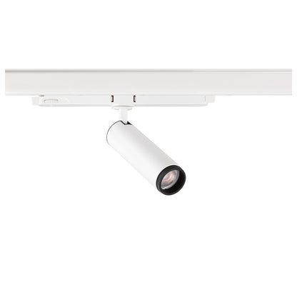 GRIP! M, 3~ Spot, zylindrisch, 2000-3000 K, 15 W, DALI, Dim-to-Warm, Touch, 42°, weiß / schwarz