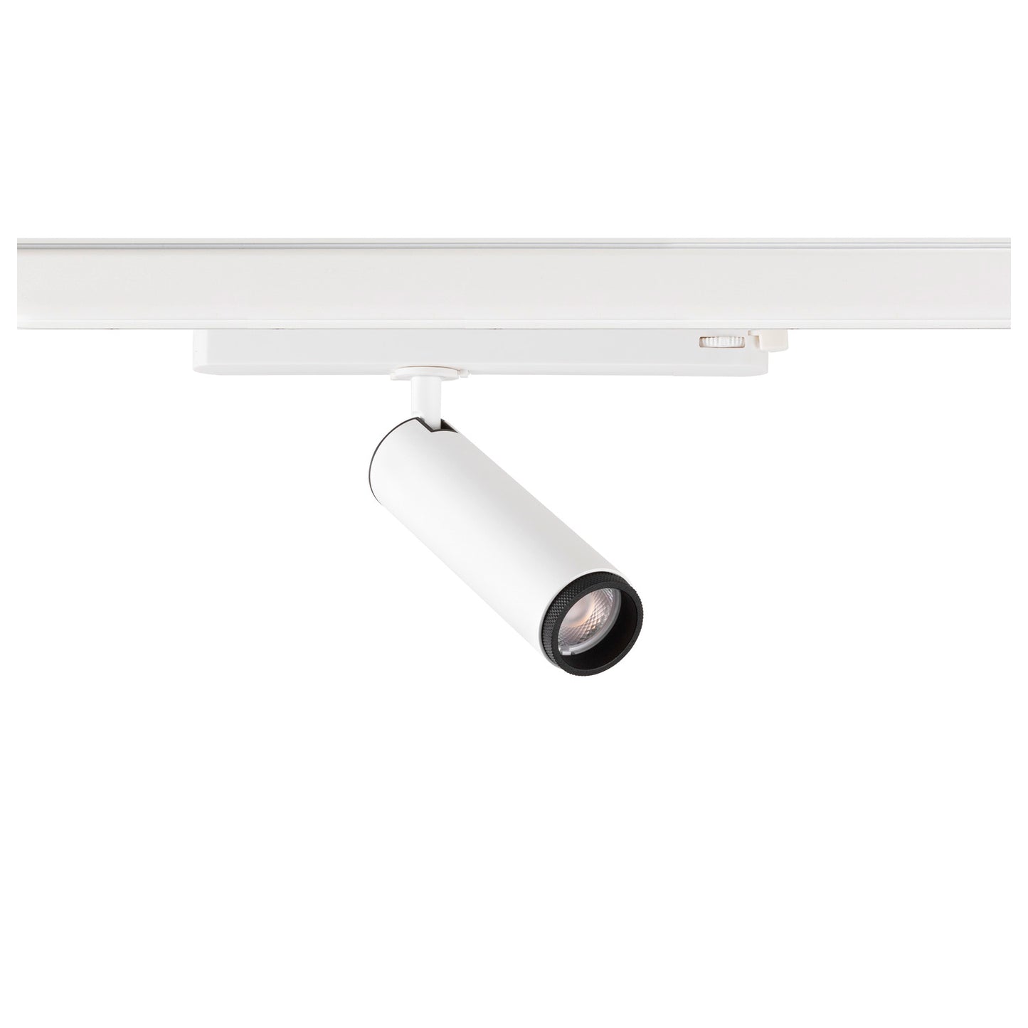 GRIP! M, 3~ Spot, zylindrisch, 2000-3000 K, 15 W, Dim-to-Warm, PHASE, 42°, weiß / schwarz