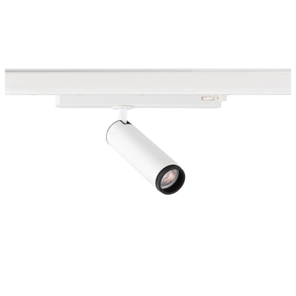 GRIP! M, 3~ Spot, zylindrisch, 2000-3000 K, 15 W, Dim-to-Warm, PHASE, 42°, weiß / schwarz