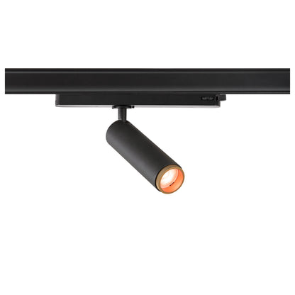 GRIP! M, 3~ Spot, zylindrisch, 2000-3000 K, 15 W, Dim-to-Warm, PHASE, 42°, schwarz / gold