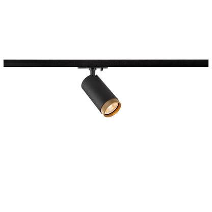 GRIP! L, 1~ Spot, zylindrisch, GU10, 1x max. 6 W, schwarz / gold