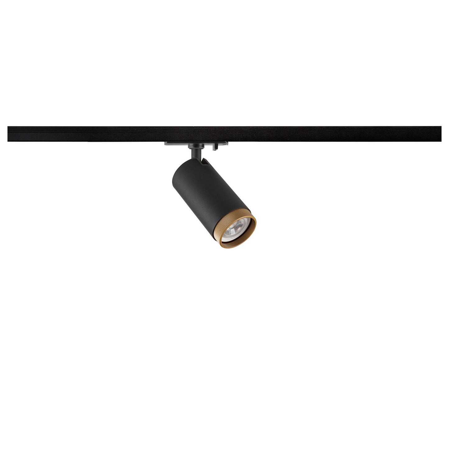 GRIP! L, 1~ Spot, zylindrisch, GU10, 1x max. 6 W, schwarz / gold