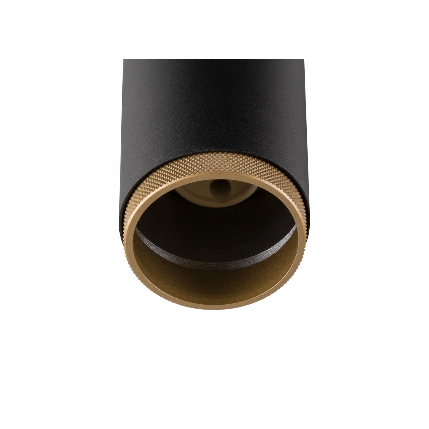 GRIP! L, 1~ Spot, zylindrisch, GU10, 1x max. 6 W, schwarz / gold