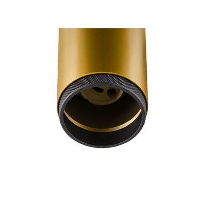 GRIP! L, 1~ Spot, zylindrisch, GU10, 1x max. 6 W, gold / schwarz