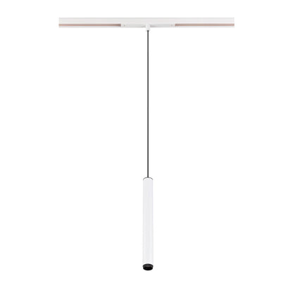 GRIP! S, 48V Pendelleuchte, Pendellänge 200 cm, 3000 K, 29°, DALI, weiß / schwarz