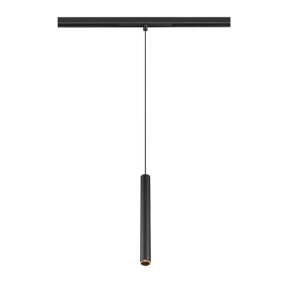 GRIP! S, 48V Pendelleuchte, Pendellänge 200 cm, 3000 K, 29°, DALI, schwarz / gold