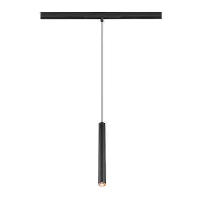 GRIP! S, 48V Pendelleuchte, Pendellänge 200 cm, 2000-3000 K, 29°, DALI, Dim-to-Warm, schwarz / gold
