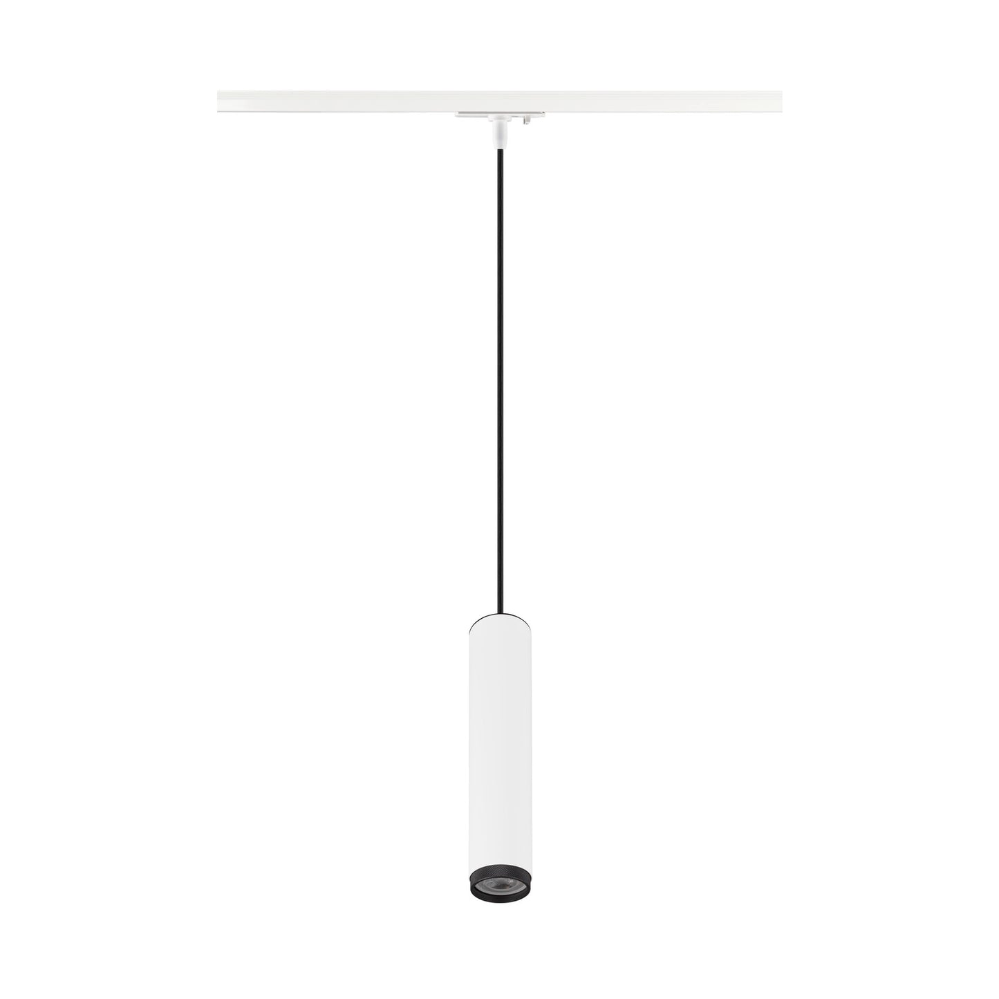 GRIP! L, 1~ Pendelleuchte, GU10, Pendellänge 200 cm, 1x max. 6 W, weiß / schwarz
