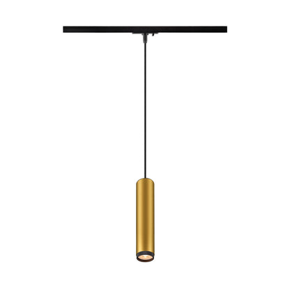 GRIP! L, 1~ Pendelleuchte, GU10, Pendellänge 200 cm, 1x max. 6 W, gold / schwarz