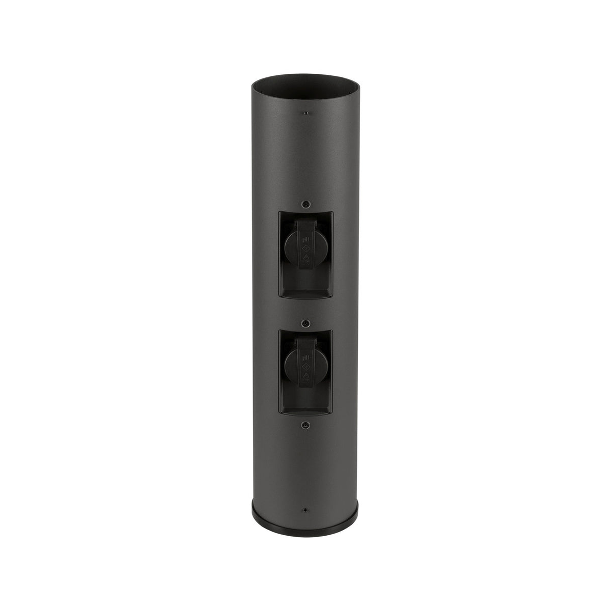M-POL 60 Pole, Poller, zwei Steckdosen, anthrazit, 53,4 cm