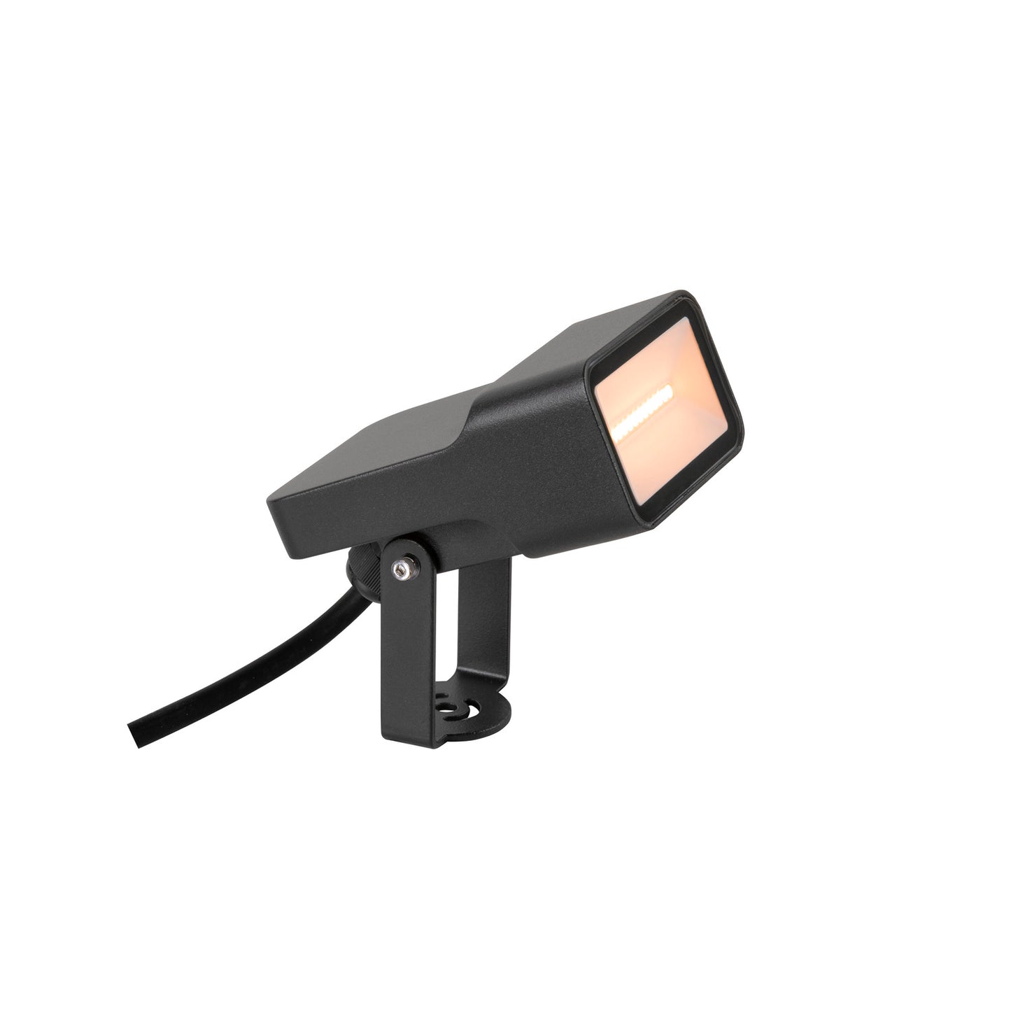 SYNA WIDE, Erdspiessleuchte, 2200 K, 115°, IP65, rund, schwarz