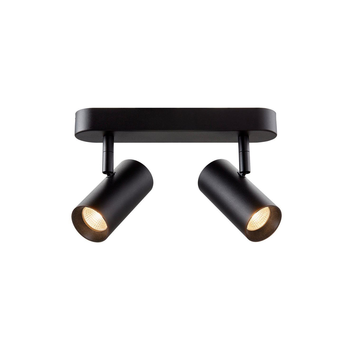 NOBLO®, Wand- und Deckenaufbauleuchte, double, rund, 2700 K, 12 W, PHASE, 32°, schwarz